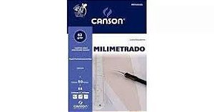 Bloco Milimetrado Canson A4