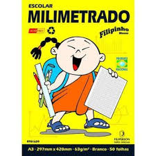 Bloco milimetrado filipinho A3
