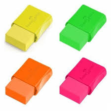 Borracha neon Faber Castell - (unidade)