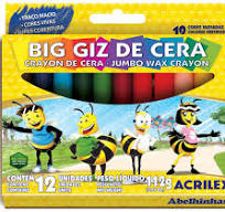 Giz de cera 12 cores