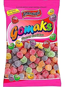 GOMA JUJUBA FRUTAS SORTIDAS GOMAKS AMENDUPÃ 1KG