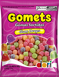 GOMA JUJUBA SINO GOMETS FRUTAS SORTIDAS DORI 500G