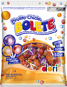 PIRULITO BOLETE SABORES SORTIDOS 525G DORI