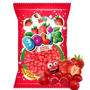BOLIX BOLINHA AZEDINHA DE GOMA / JUJUBA MORANGO 500G KUKY