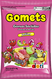GOMA JUJUBA LUA DE FRUTAS GOMETS 700G DORI