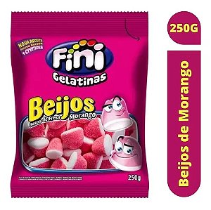 BEIJOS DE MORANGO 250G FINI