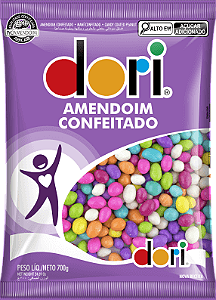 AMENDOIM CONFEITADO COLORIDO 700G DORI