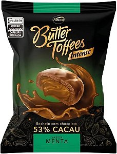 BALA BUTTER TOFFEES MENTA COM CHOCOLATE 53% CACAU 500G ARCOR