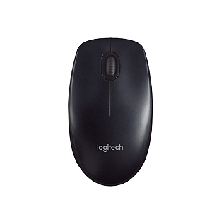MOUSE LOGITECH M90 C/FIO USB ÓPITICO PRETO