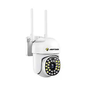 CÂMERA DOME WI-FI IP JORTAN C/VISÃO NOTURNA JT-8160QJ COR BRANCO