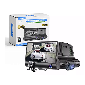 CÂMERA GRAVADOR DE VÍDEO DE CARRO 3 LENTES