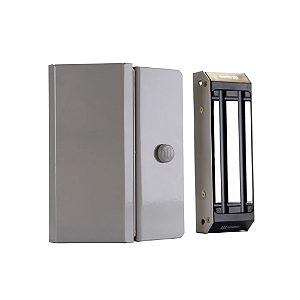FECHADURA MAGNÉTICA IPEC 12 VOLTS PIVOTANTE M150 ECO - CINZA 12V