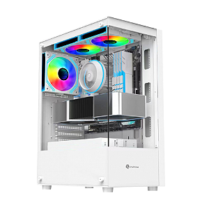 GABINETE GAMER BRANCO GB1793 - HAYOM
