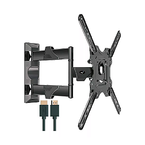 SUPORTE ARTICULADO TV 26 A 55 +CABO HDMI 2,5M MOVEV4 HDMI ELG