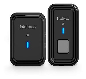 CAMPAINHA INTELBRAS SEM FIO C/ BATERIA CIB101 PRETA