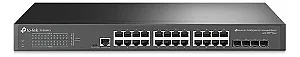 SWITCH GERENCIÁVEL GIGABIT 24 PORTAS 4 SLOTS SFP TP-LINK