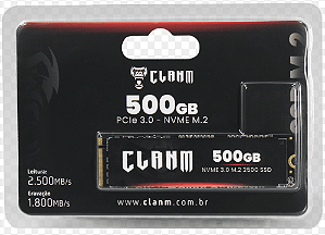 SSD NVME M.2 PCIe 3.0 500GB - CLANM