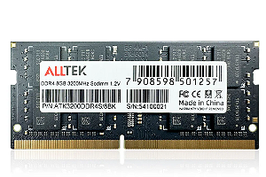 MEMORIA DDR4 8GB - NOTEBOOK ALLTEK