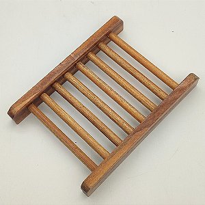 Saboneteira de Bambu Verniz