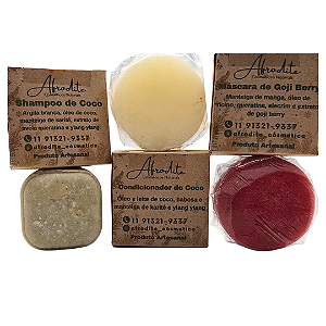 Kit Coco 3 Barrinhas Hidratantes 170G