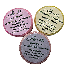 Kit Cronograma Capilar Afrodite 150g