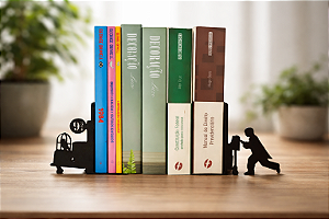 Organizador Criativo - Aparador de Livros Suporte Bibliocanto - Estação 9 3/4