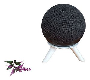 Suporte Tripé Amazon Alexa Echo Dot 4 Branco (apoio De Mesa)