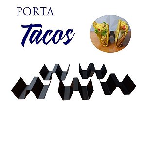 Kit 5 Suportes Porta Taco Mexicano Duplo - Buritos Tortilhas