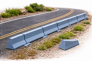 Kit Guardrail Miniaturas - Proteção e Realismo para Maquetes e Mini Mundos