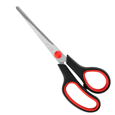 Tesoura Ergonômica Cabo Emborrachado 17cm  BRW