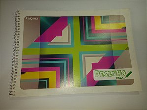 Caderno de Desenho Espiral Capa Flexivel 48 folhas