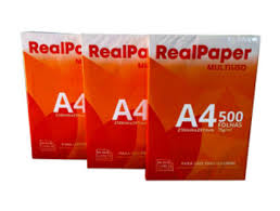 Resma de Papel  A4 Real Multiuso (500 folhas)