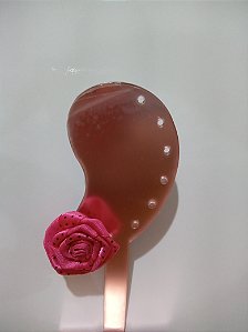 Brinco de Rococó Poá Rosa 0003