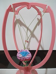 Colar de Fuxico Estampado 0002