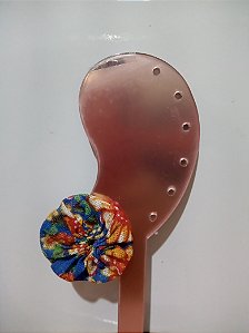 Brinco de Fuxico Estampado 0018