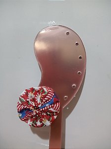 Brinco de Fuxico Estampado 0020