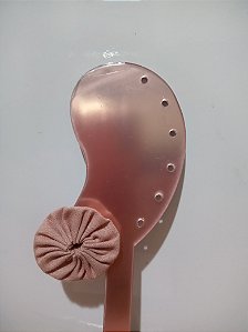 Brinco de Fuxico Pêssego 0024