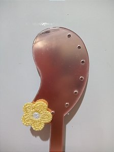 Brinco de Crochê - Cor Amarelo 0029