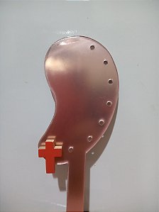 Brinco de MDF - Cor Vermelho 0033