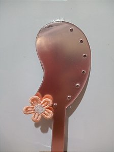 Brinco de Crochê Vazado - Cor Cenoura 0035