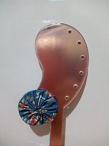 Brinco de Fuxico Estampado 0036