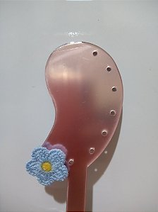 Brinco de Crochê - Cor Azul 0041