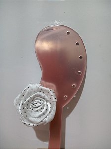 Brinco de Rococó Poá Branco 0042