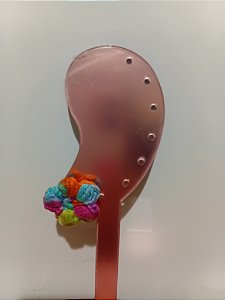 Brinco de Crochê Colorido 0051