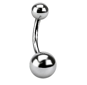 Piercing umbigo Básico (Aço Cirúrgico)