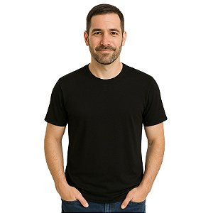 Camiseta Masculina Malha Fria PV Preta