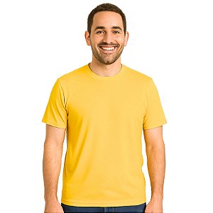 Camiseta Masculina Malha Fria PV Amarelo Ouro