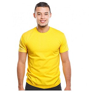 Camiseta Masculina Malha Fria PV Amarelo Ouro