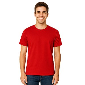 Camiseta Masculina Malha Fria PV Vermelho