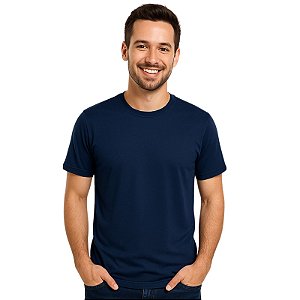 Camiseta Masculina Malha Fria PV Azul Marinho